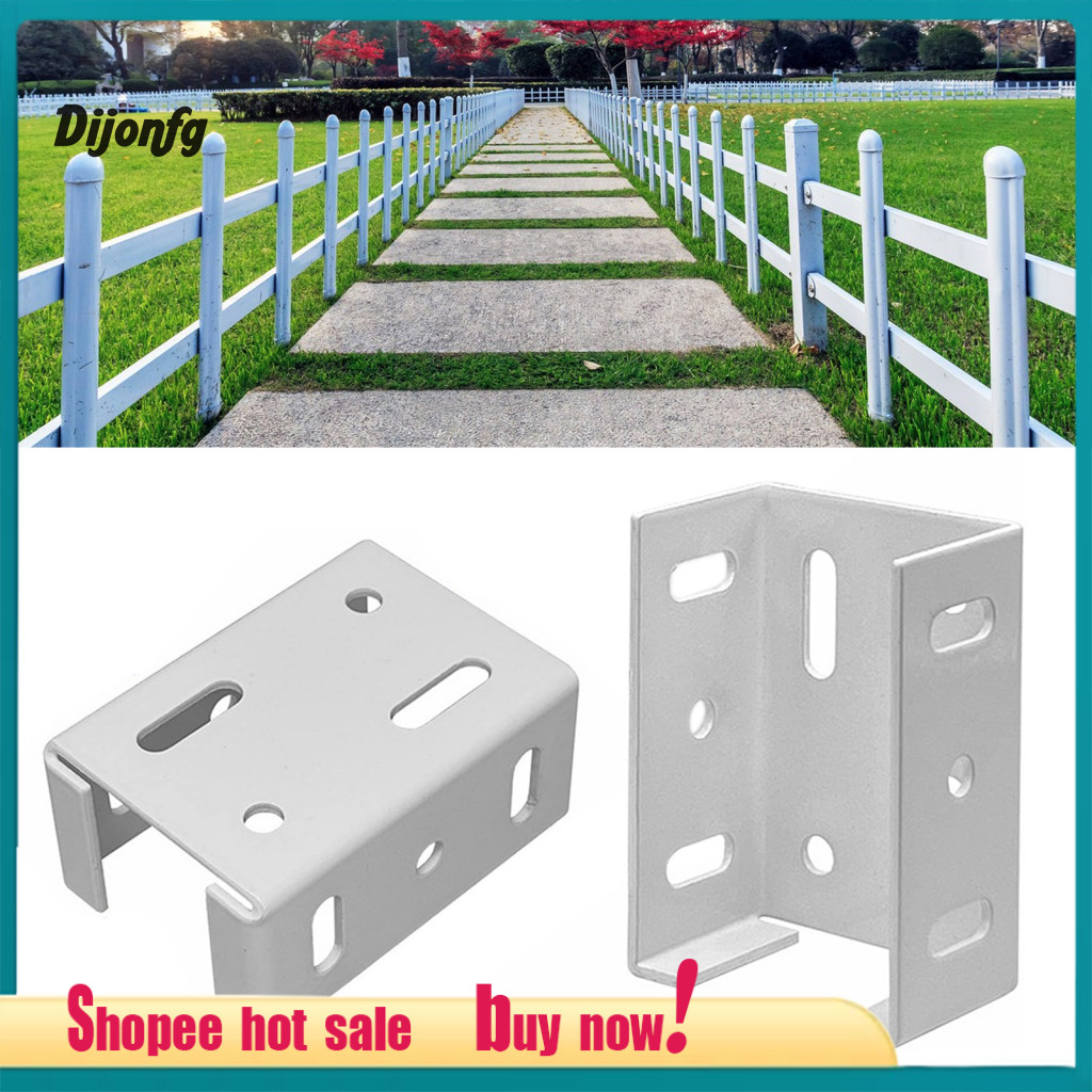 Dj Durable Aluminum Fence Hardware Fence Panel Mounting Bracket 8pcs ...