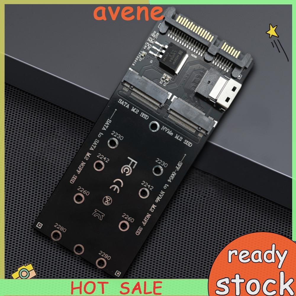 M.2 To SATA Adapter SFF-8654 To M2 NVME SSD Converter Riser Board for ...