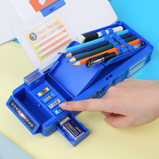 Primary School Stationery Box Boys and Girls1-3-6Grade Plastic Pencil ...