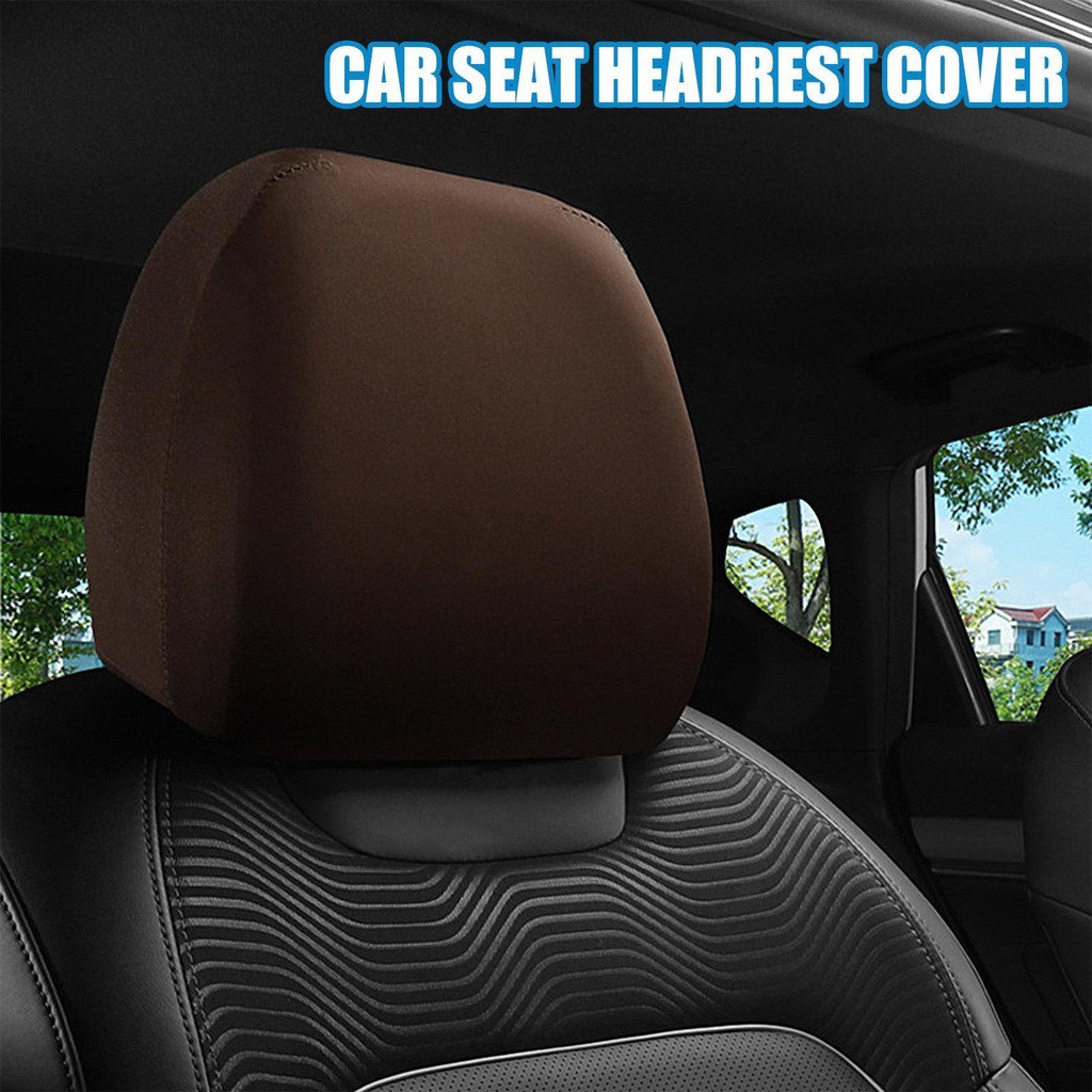 Car Head Rest Protector Dustproof Cover For Car Front And Rear Seat ...