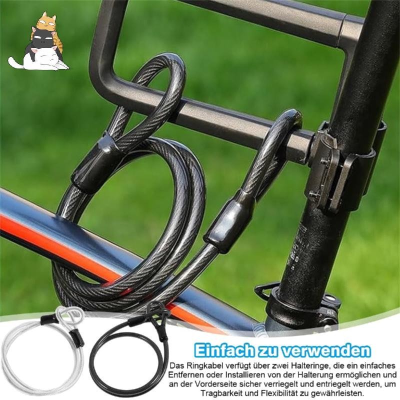 304 Stainless Steel, Steel Cable Lock, Aluminum Sheathed Pressed Steel ...