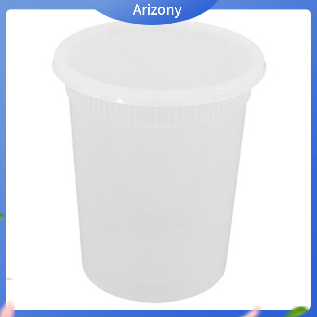 《penstok》 Round Plastic Deli Containers Airtight Food Storage ...