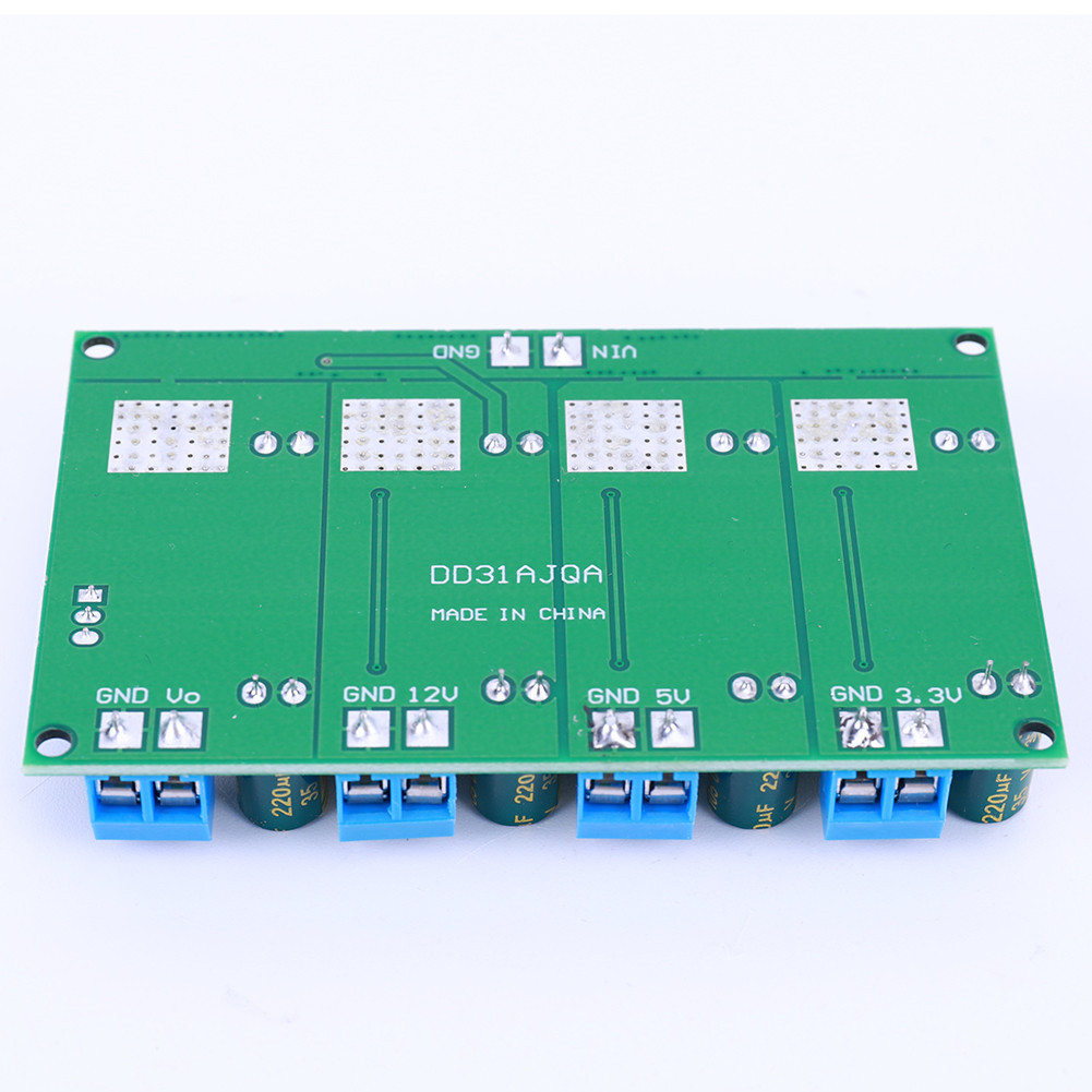 3A 4 Channel Power Supply Module Adjustable 3.3V 5V 12V DC-DC Step-Down ...