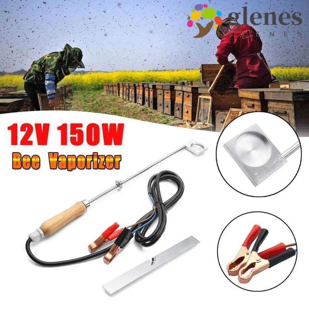 Glenes Bee Vaporizer Set 12v Hive Fumigation Bee Evaporator Durable Mite Killer Control 150w 5665