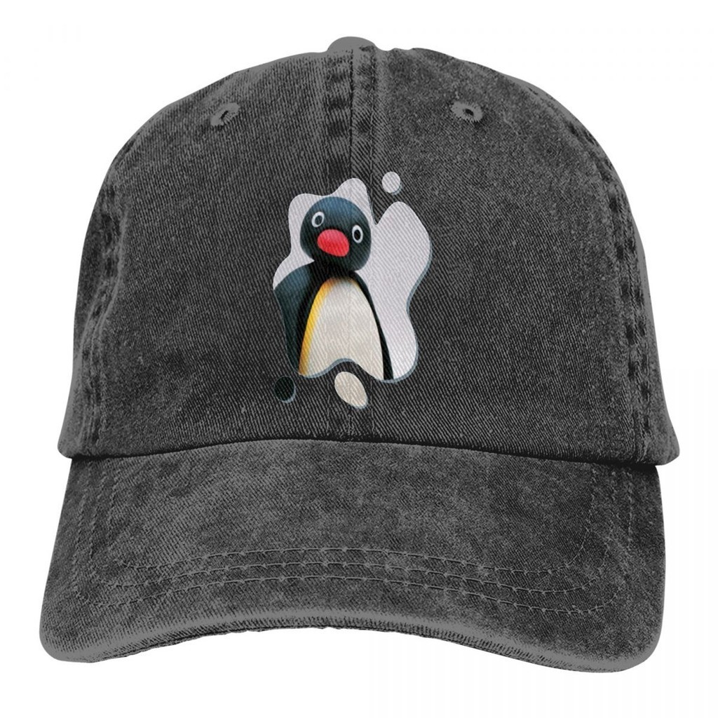 Pingu Pinga Clay Animation Multicolor Hat Peaked Women's Cap Kawaii ...