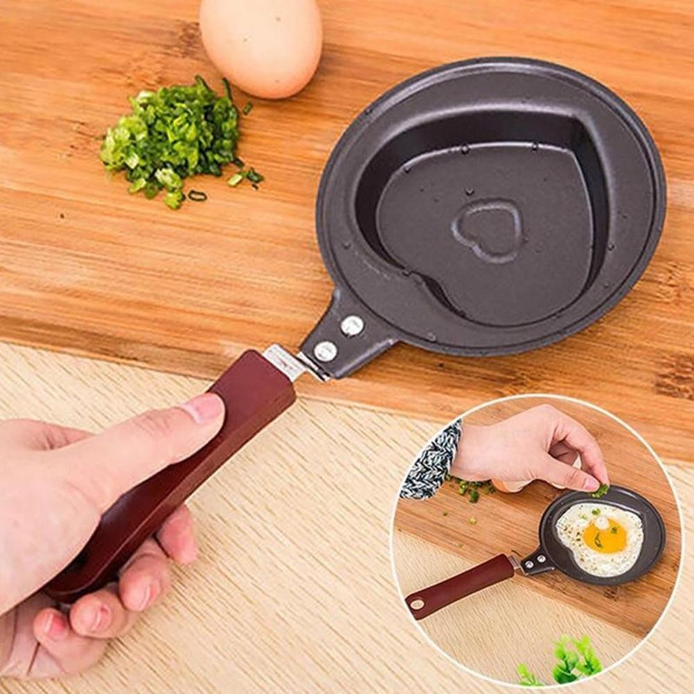 Nonstick Mini Egg Pan Outdoor Camping Egg Omelette Pan Egg Omelette Pan