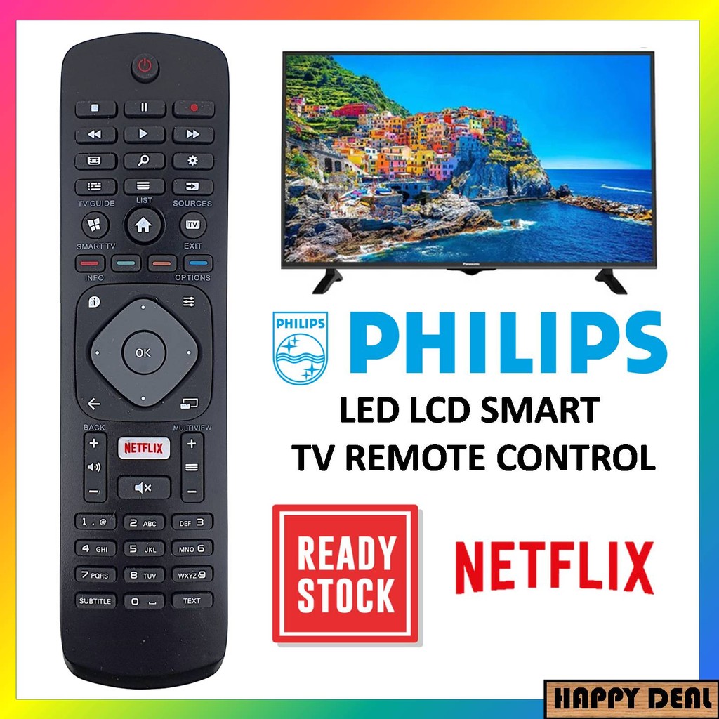 PHILIPS Flat Panel LED LCD Smart TV Remote Control Replacement (PH-398 ...