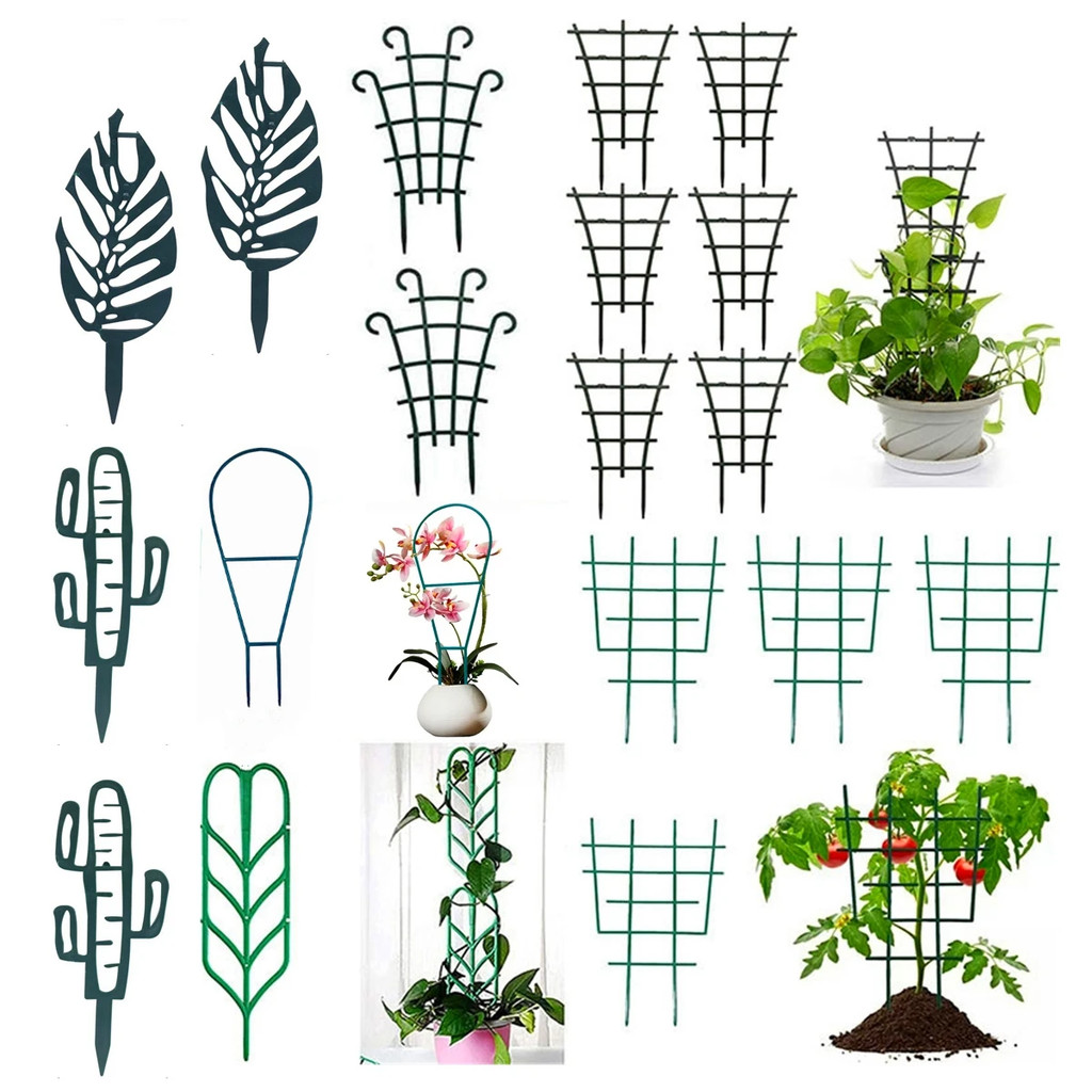 Plastic Plant Support Pile Frame Vines Garden Vine Climbing Stake Stand ...