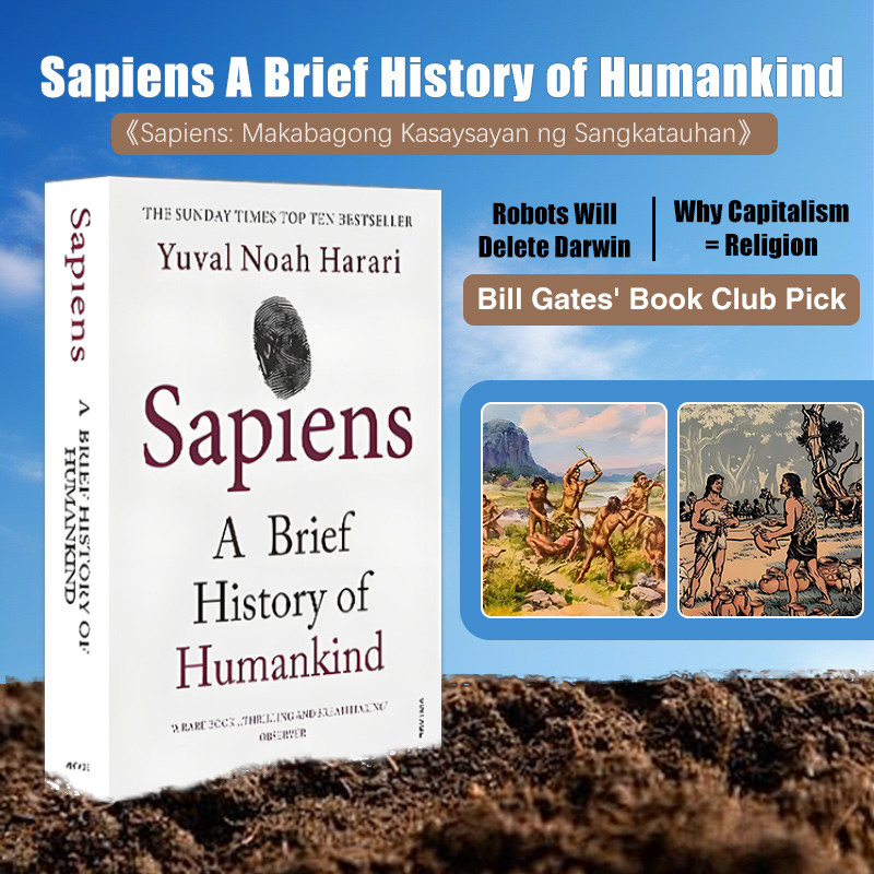 Sapiens: A Brief History of Humankind by Yuval Noah Harari | Shopee ...