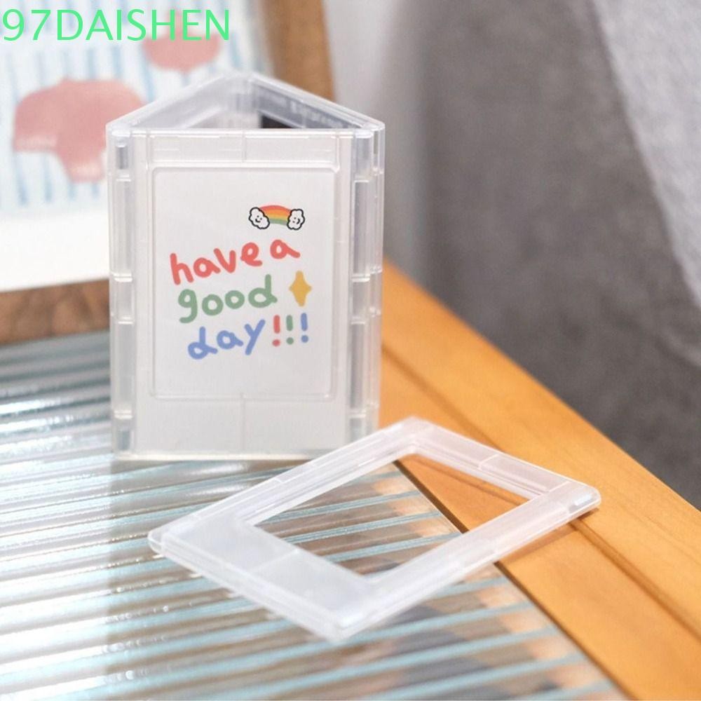 DAISHEN Photo Frame, Transparent Acrylic Magnetic Picture Frames, 3 ...