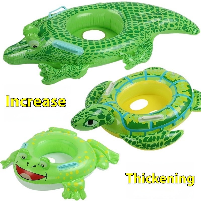 Ready Stock Children Inflatable Sea Turtle Water Cartoon Seat ...