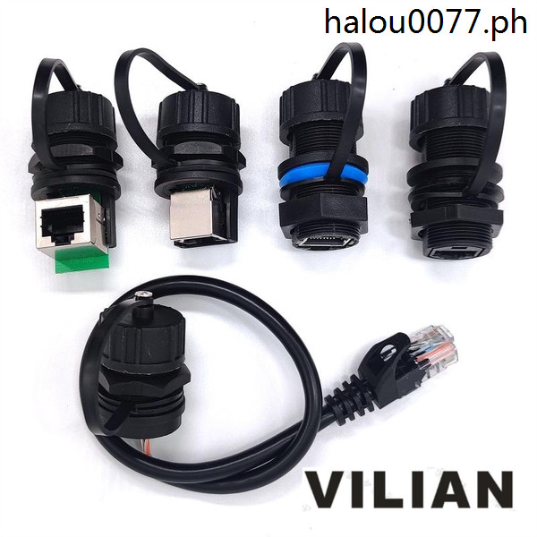 British American Made M20x1.0 Fine Teeth RJ45 Ethernet Port Network ...