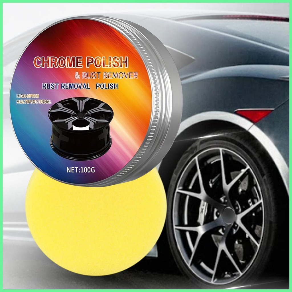 Chrome Polish High Gloss Polishing Car Bumpers Chrome Restorer Rust ...