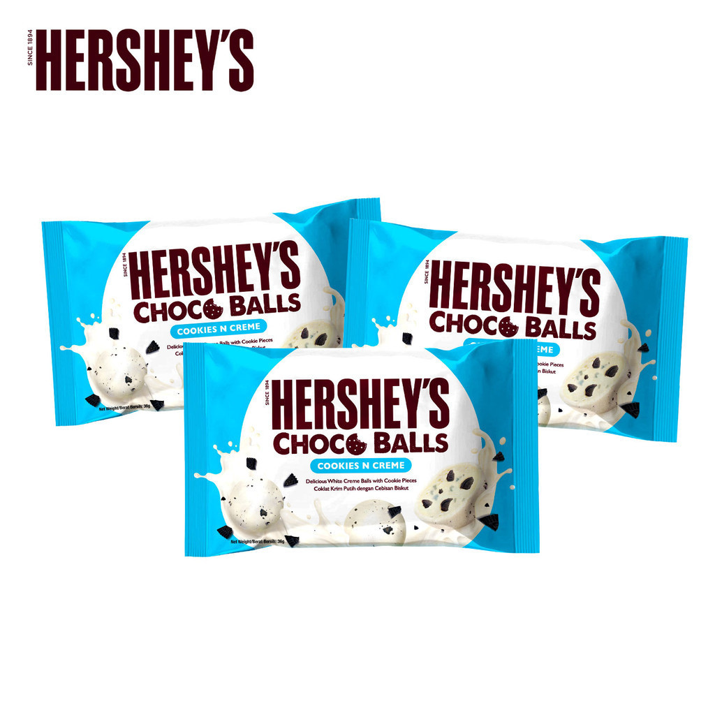Hershey's Cookies and Cream Choco Balls 36g Pack of 3 | Shopee Philippines
