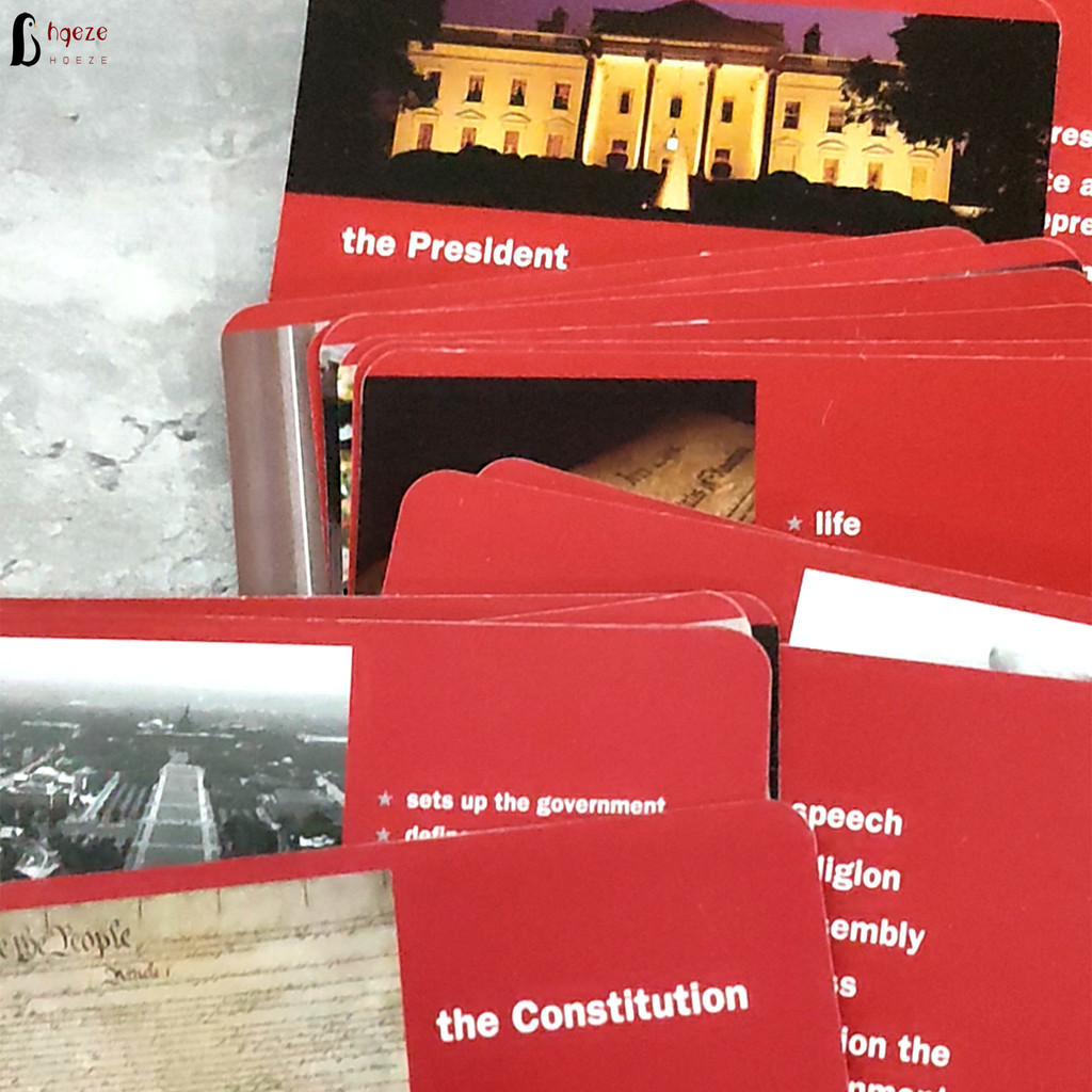 US Citizenship Flash Cards 2024 Practical American Naturalization Test