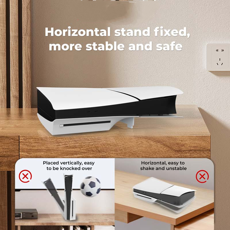 for PS5 slim game console bracket crash-resistant ABS Fixed base ...