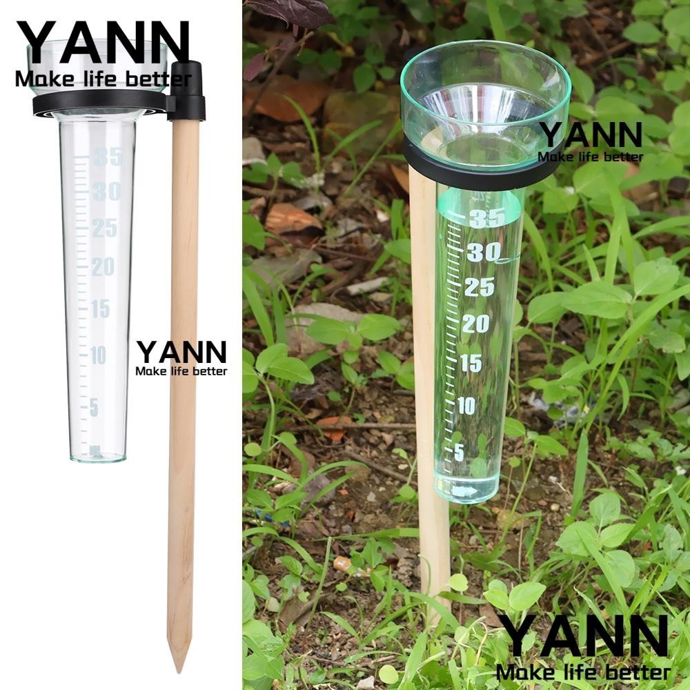 YANN1 Rain Gauge Gardens Gauging Tools Conical EasyRead Rain