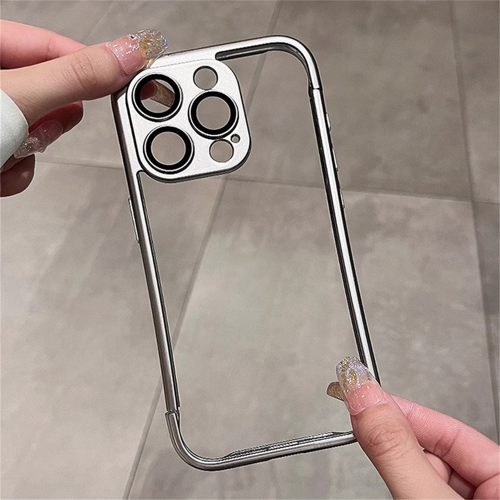 in Anti Drop Splicing Frame Phone Case for IPhone 15 Pro Max