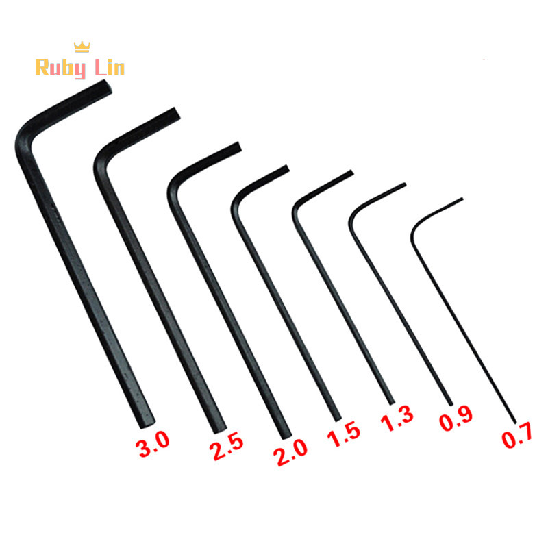 Ruby Lin 7Pcs/lot 0.7mm-3mm Mini Hexagon Hex Allen Key Set Wrench ...