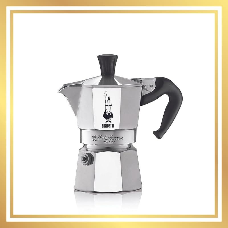 BIALETTI Bialetti Moka Express 1 cup for open flame (coffee maker, espresso maker, moka pot