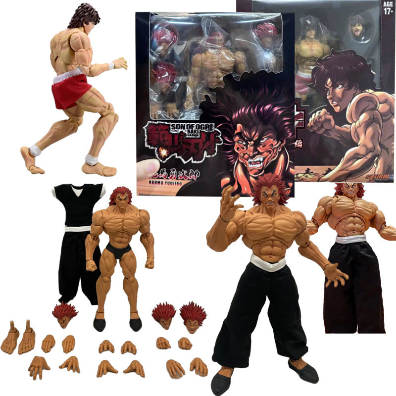 ST 1/12 Baki Grappler Action Figure Figma Storm Toys Son of Ogre Baki ...