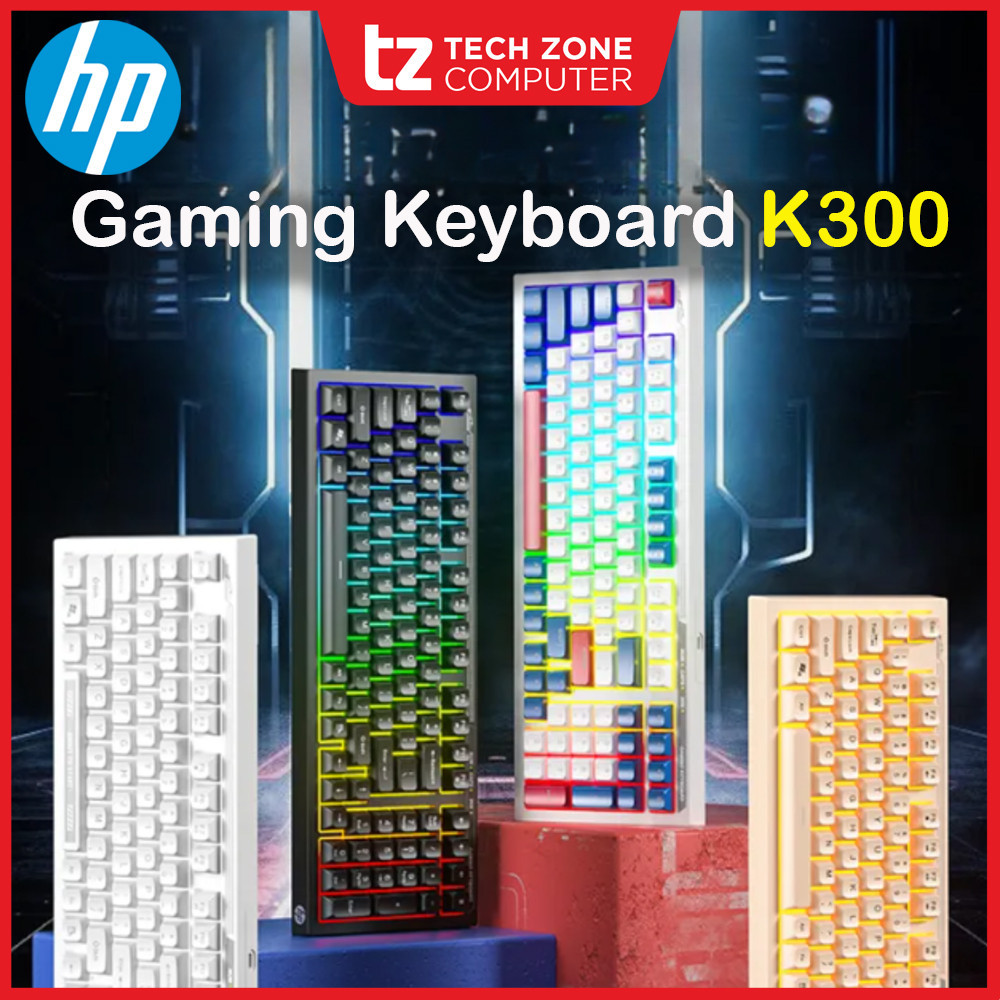 HP K300 (2024 Model) 99 Keys Wired USB Mechanical Feel Membrane Gaming