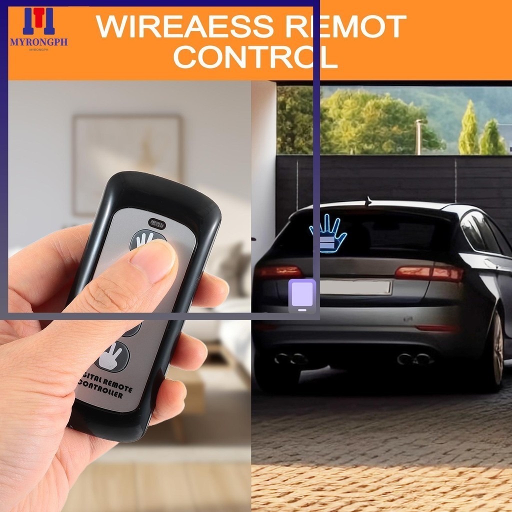 MYRONGPH Car Middle Finger Light, Remote Control LED Gesture Light ...