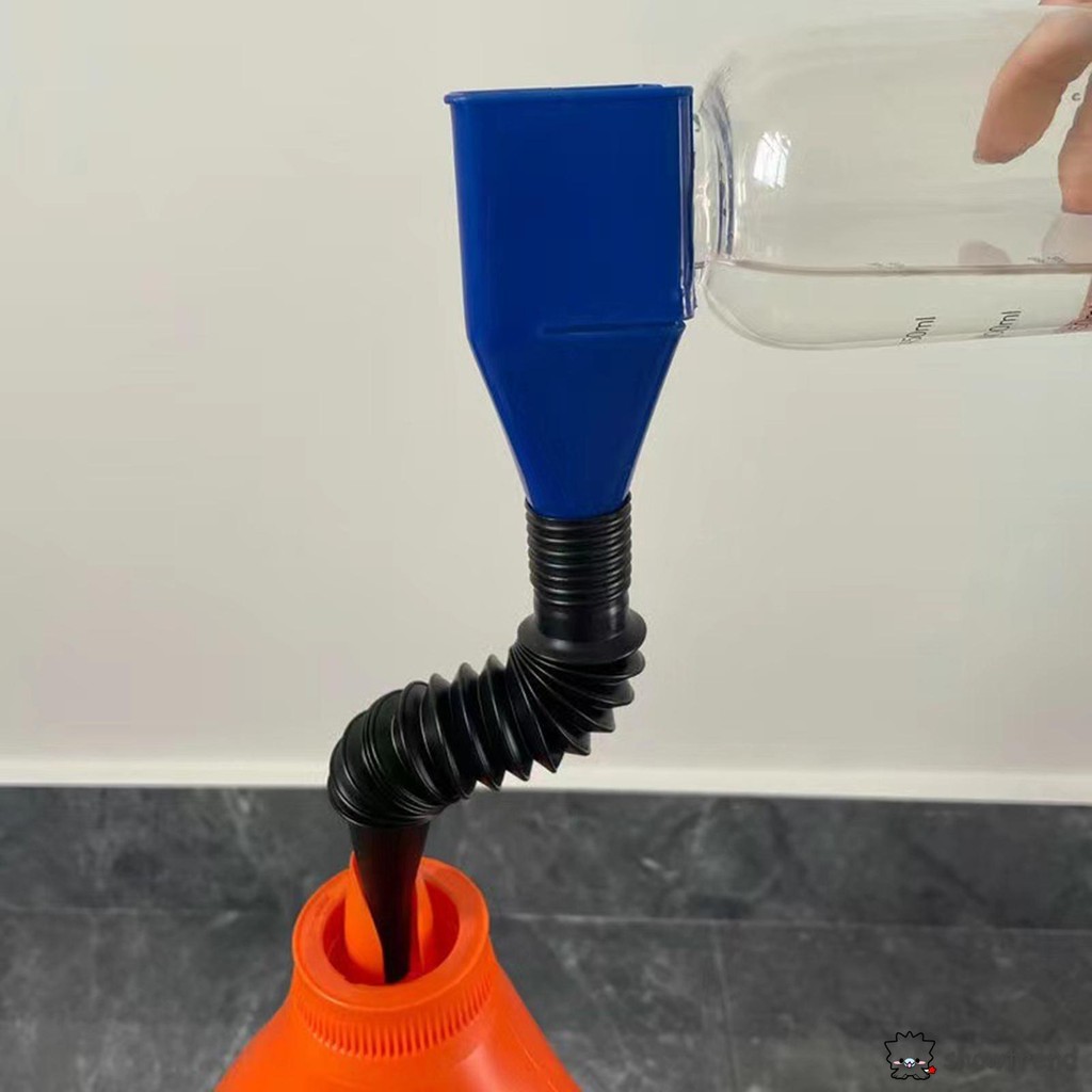 Flexible Draining Tool Snap Funnel, Multi Purpose Flexible
