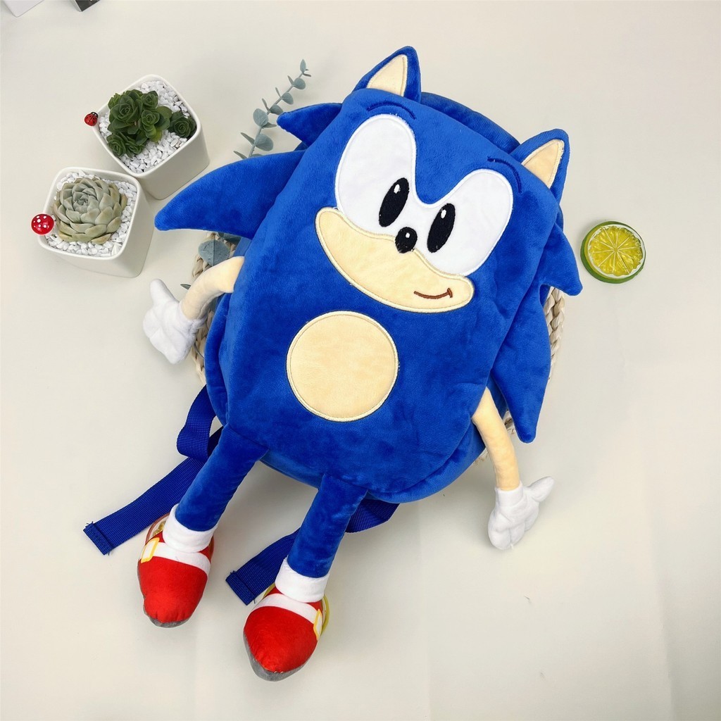 Sonic sonic Backpack Plush Toy Ultrasonic Mouse Hedgehog sonic Cartoon ...