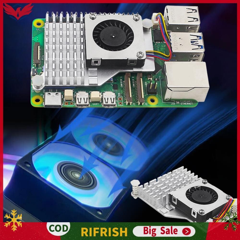 [Rifrish.ph] For Raspberry Pi 5 Active Cooler Fin Heatsink with ...