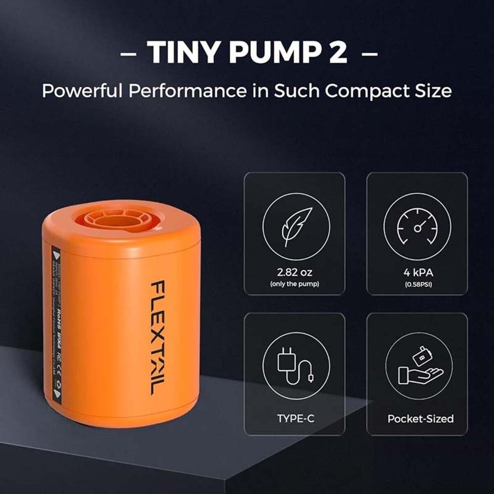 Pool Accessories FLEXTAILGEAR Rechargeable Air Pump 5KPa High