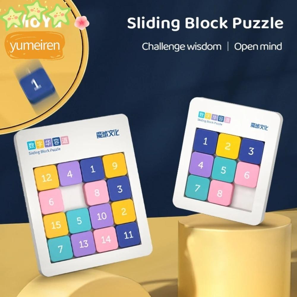 YUMEIREN Puzzle, Digital Slide Sliding Block Puzzle Number