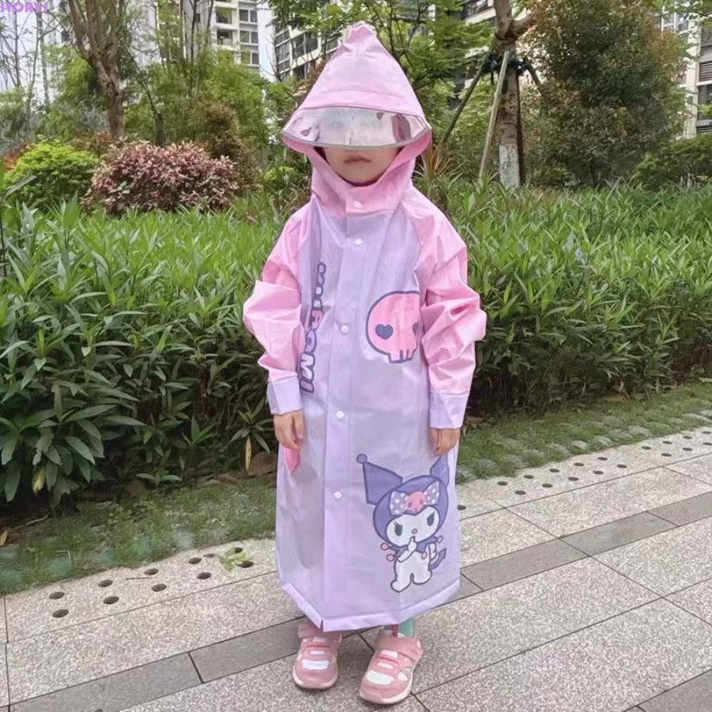 IVORY1 Kuromi Children's Rain Suit, Melody Kitty Cat Cinnamoroll Kids ...