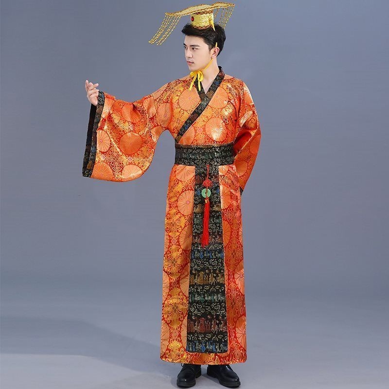 Ancient Costume Performance Costume Prince Costume Dragon Robe Emperor ...