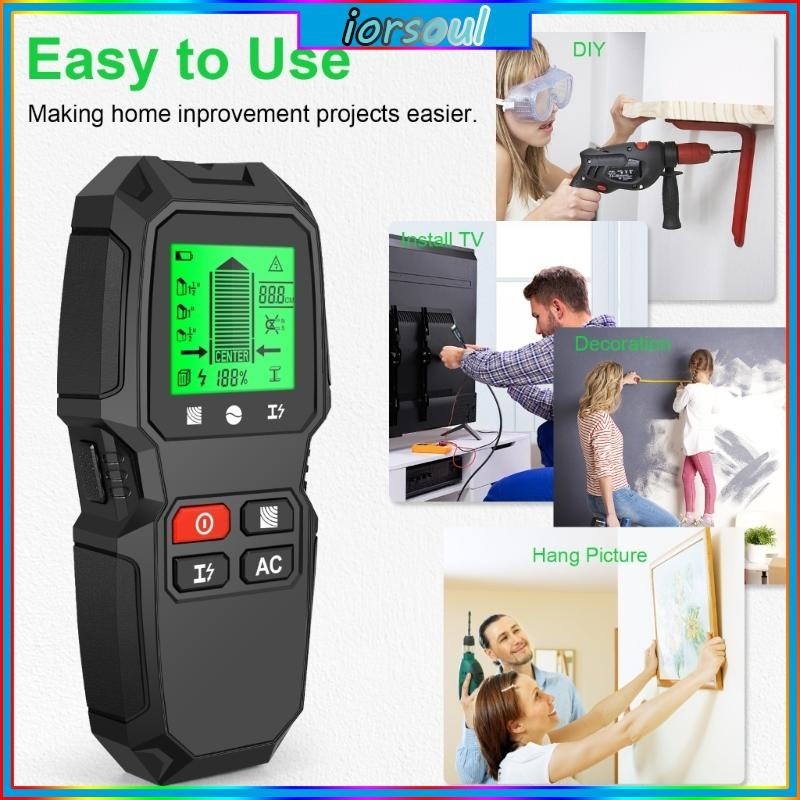 kiss Studs Finder Wall Scanner 7in1 Electronic Studs Sensor Wall ...