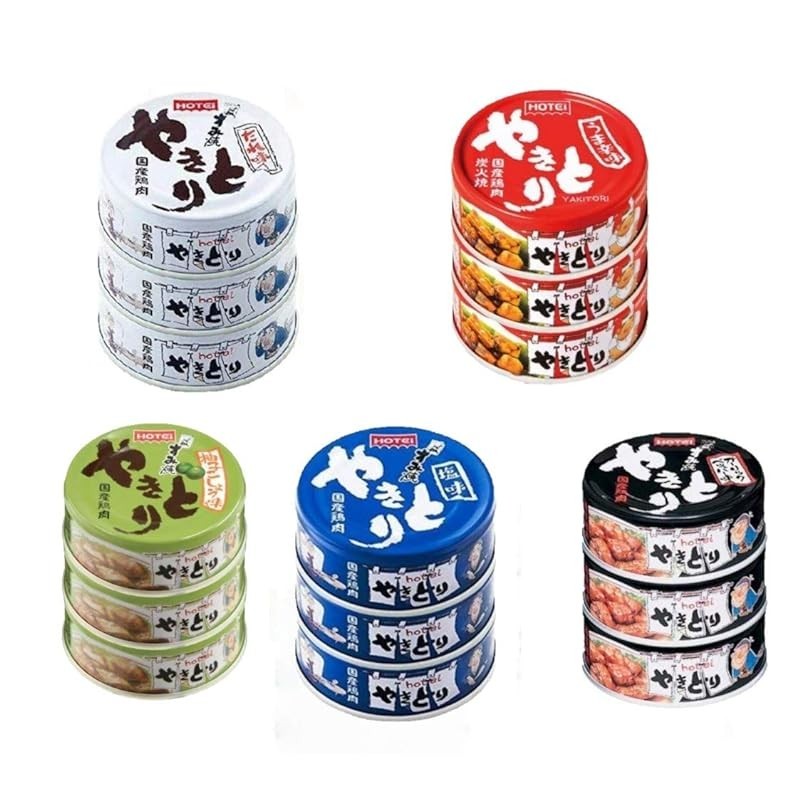 Hiroshimaya Hoitei Foods Yakitori canned spicy set of 15 cans including