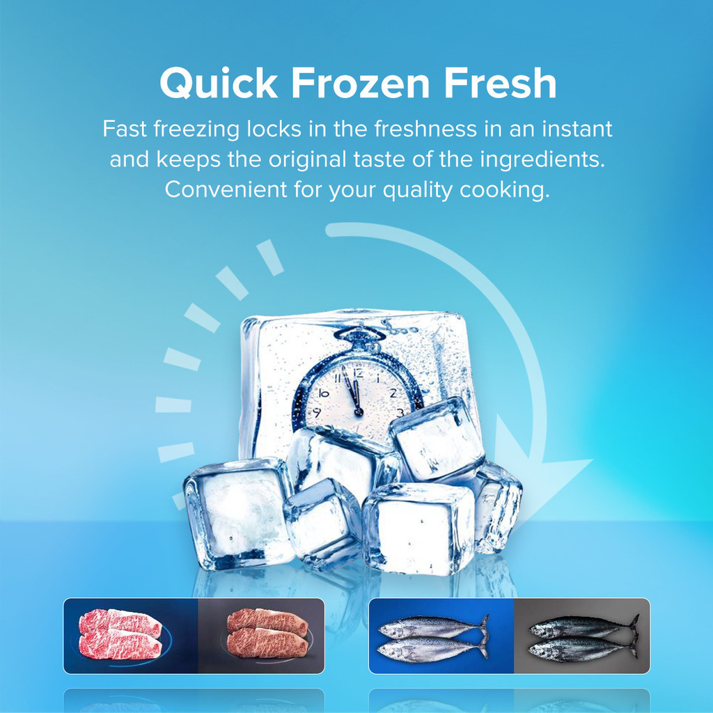 [NEW] Haier HCF-IV320 10.8 cu.ft./307L Dual Function Quick Frozen Fresh ...