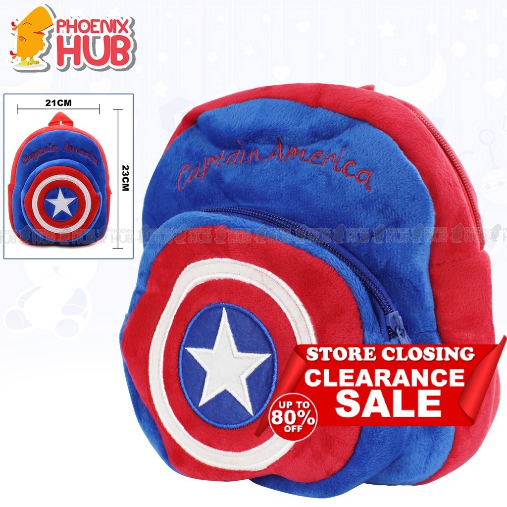 Phoenix Hub KBP13 Cute Kid Backpack Schoolbag Plush Bag Baby Cartoon ...