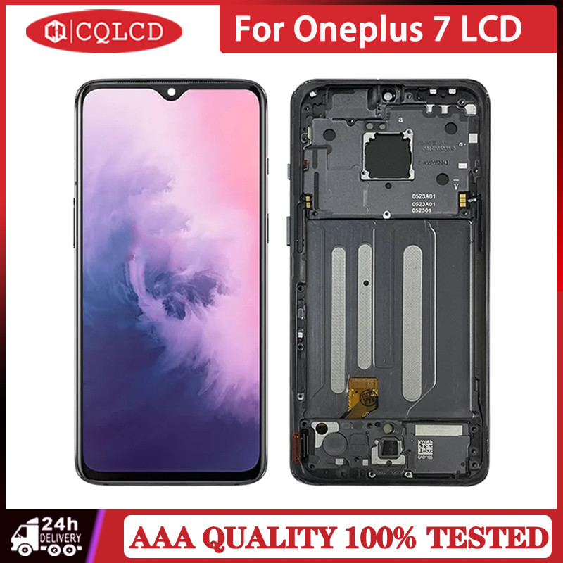 For Oneplus 7 LCD With Frame Display Touch Screen Digitizer Assembly ...