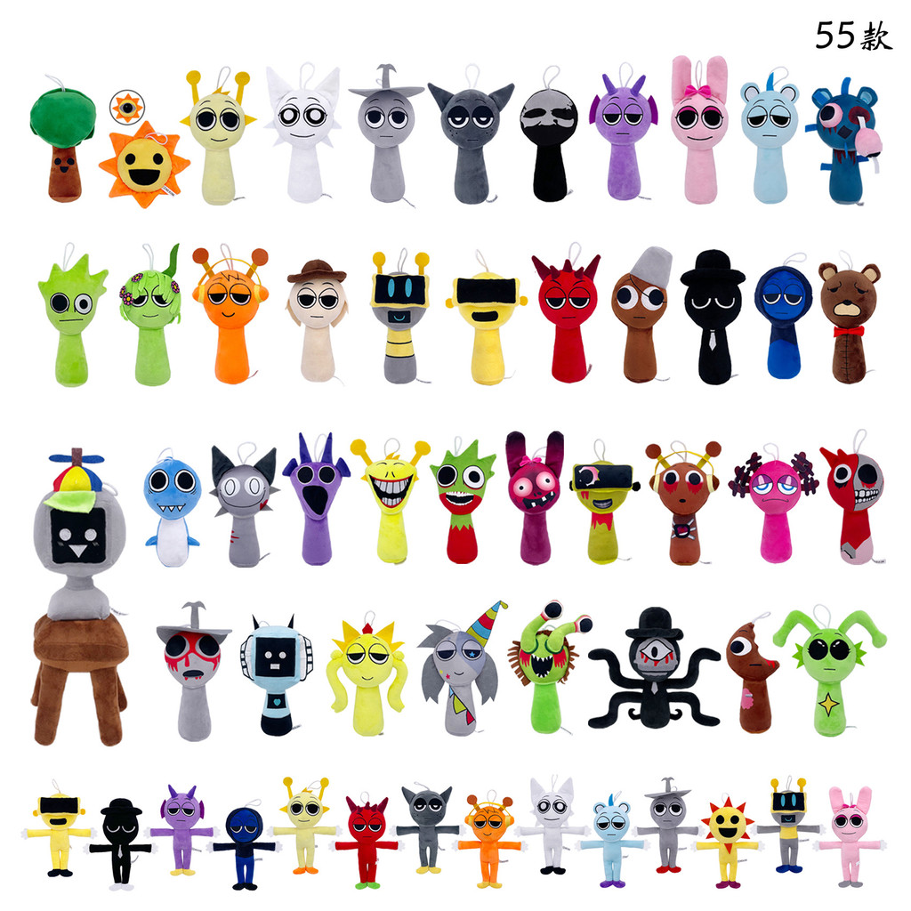 Sprunki Plush 20-40cm High Quality Incredibox New Surrounding the Game ...