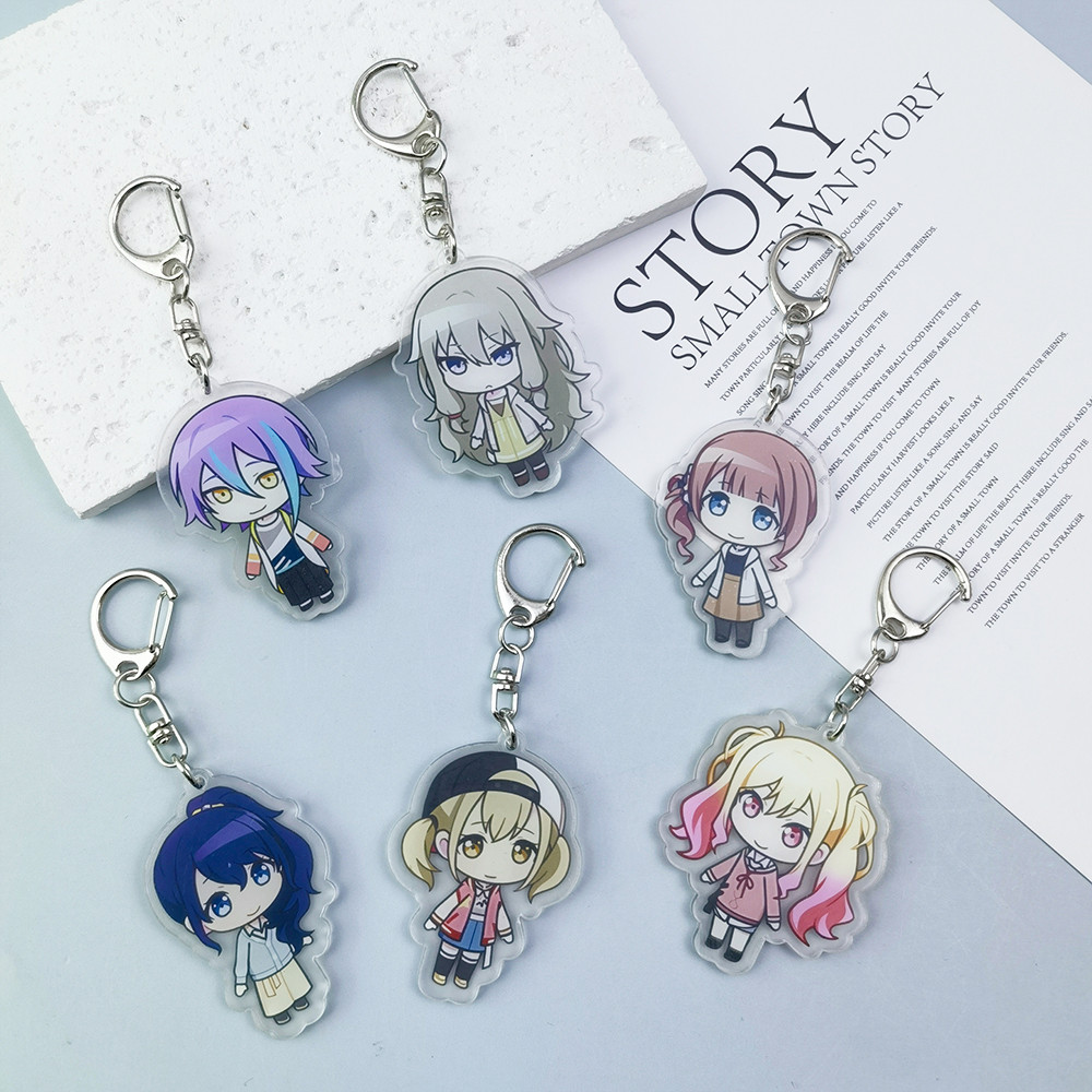Acrylic Anime Keychain Project Sekai Double Sided Pendant Backpack ...