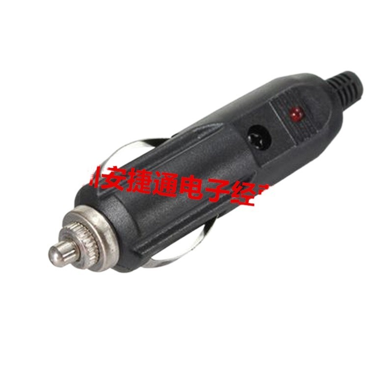 Cigarette lighter plug with LED indicator and fuse car power plug car