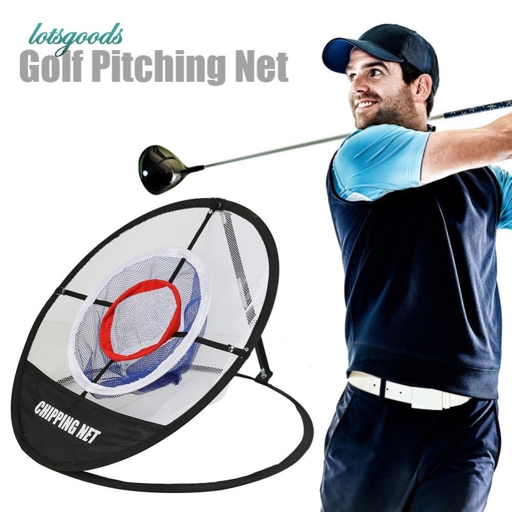 Foldable Golf Practice Net 3 Layer Chipping Hitting Pitching Training ...