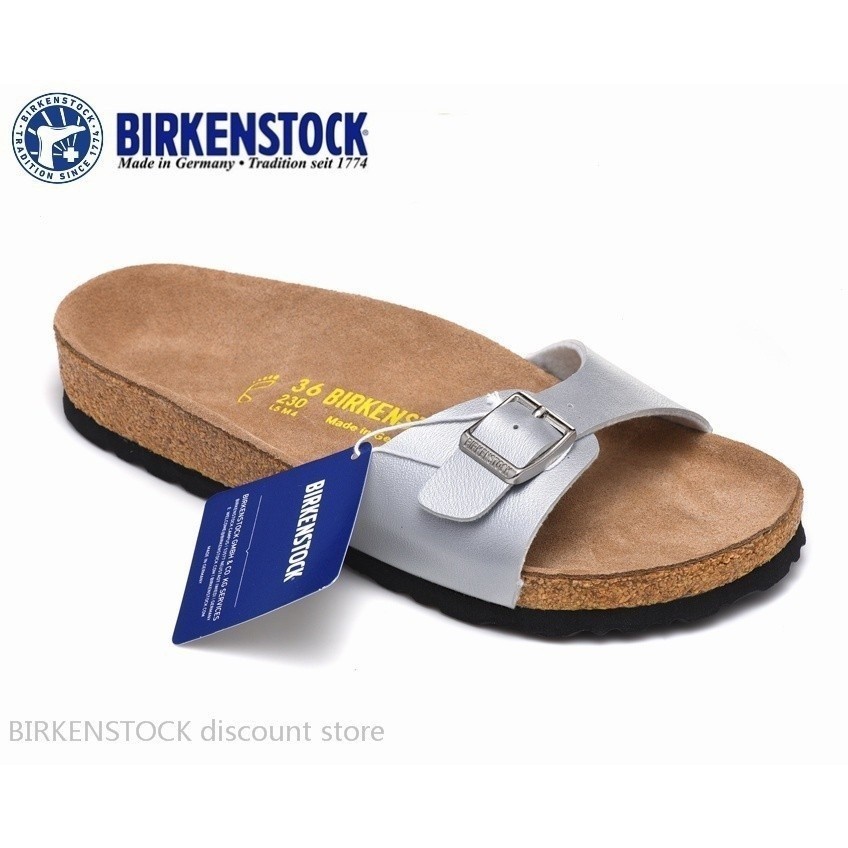 BIRKENSTOCK Boken Madrid Men/Women's Classic Cork Silver Snake Printed ...