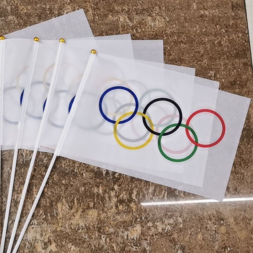 2024 Paris Olympics Olympics Five-Ring Flag Sports Olympics Sports ...