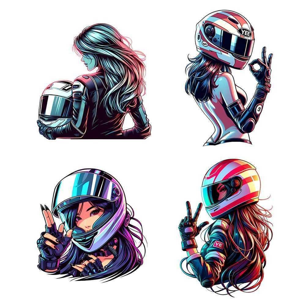 Original Dark Series Ugly Girl Motorcycle Racing Stickers Car ...