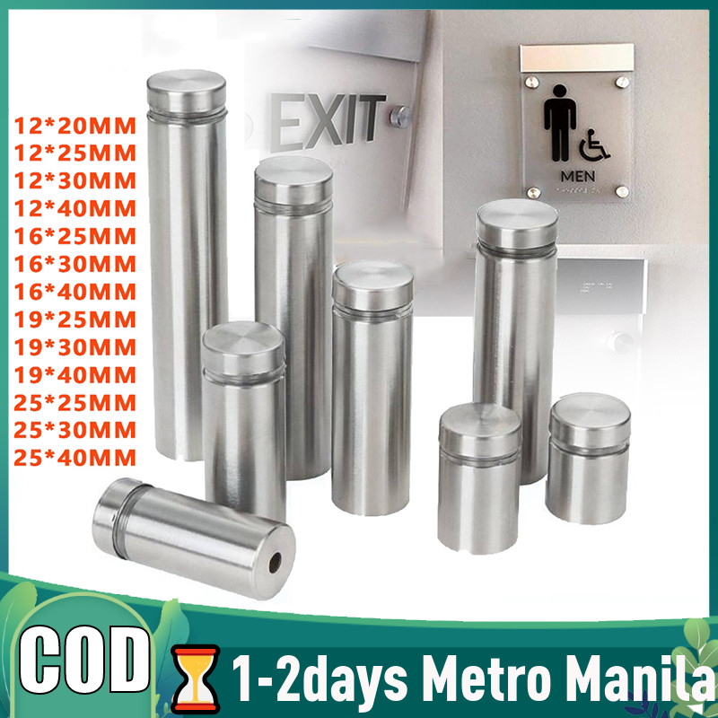 1PC Stainless Standoff Bolt Mount Sign Acrylic Signage Display Stand ...