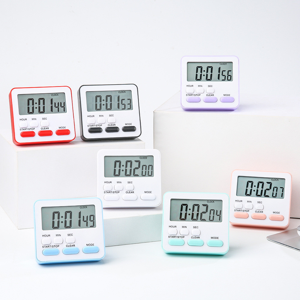 Simple Multifunctional Digital Timer Kitchen Timer Time Manager Clock ...