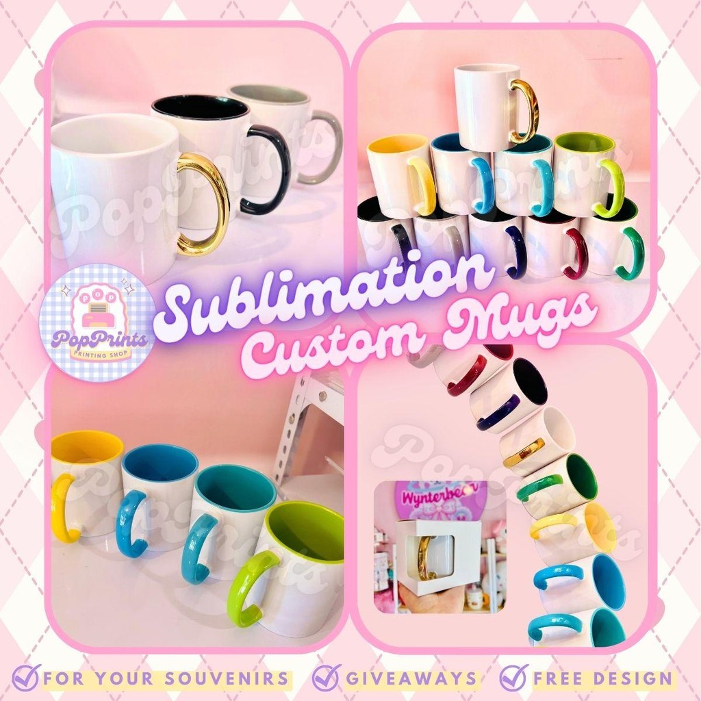 Personalized Mug Souvenirs Sublimation Custom Design with Box option ...