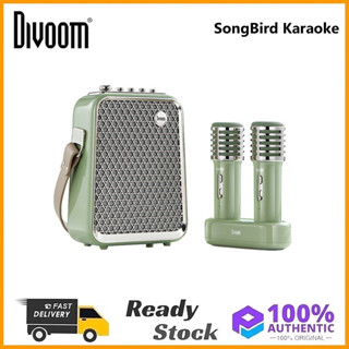 Divoom Songbird Karaoke Bluetooth Speaker Two Microphones 50w Portable 